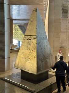 Grand Egyptian Museum -Grand Staircase -Pyramidion