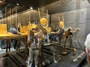 Grand Egyptian Museum - King Tun ceremonial funerary bed Front