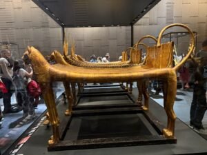 Grand Egyptian Museum - King Tun ceremonial funerary bed